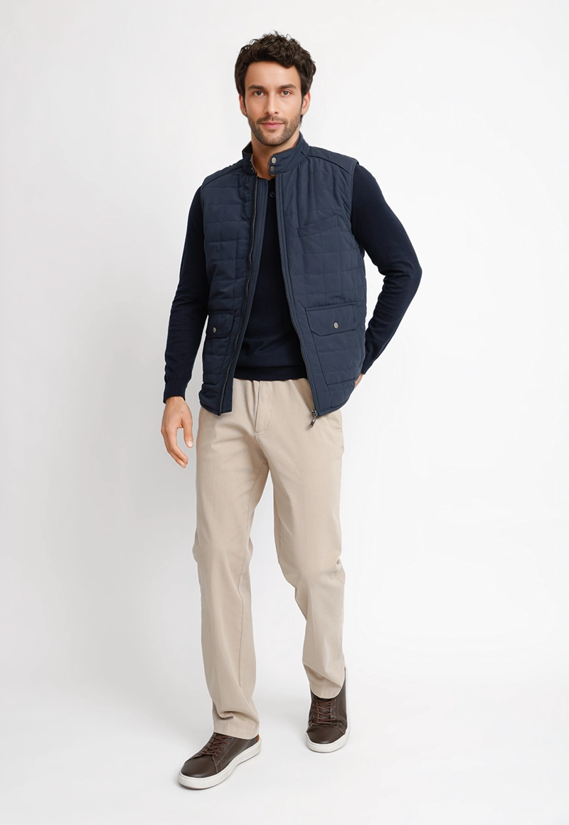 PARKA SIN MANGA HOMBRE TRUMAN AZUL MARINO - 4