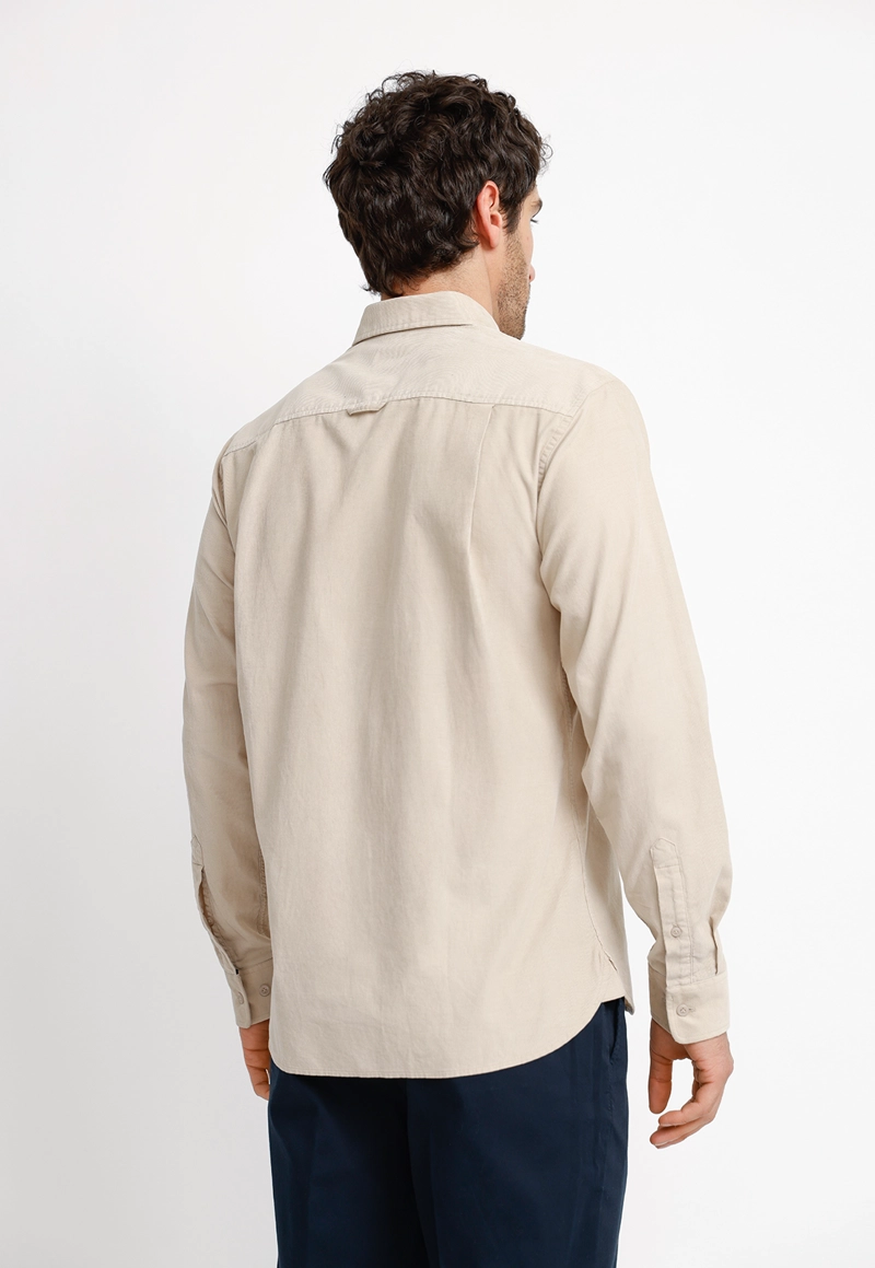 CAMISA COTELE  ML HOMBRE BURGOS CRUDO - 2