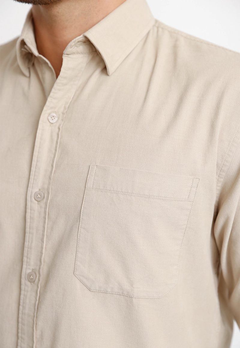 CAMISA COTELE  ML HOMBRE BURGOS CRUDO - 3
