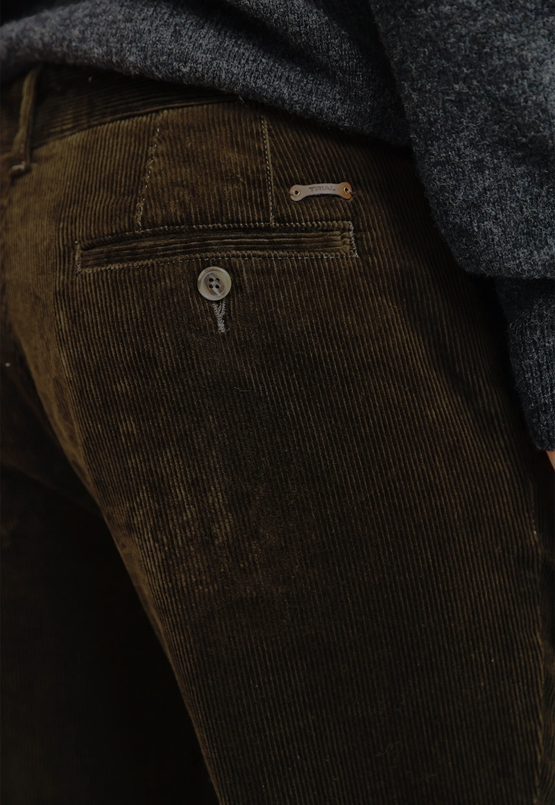 PANTALON COTELE  HOMBRE VISION VERDE - 3