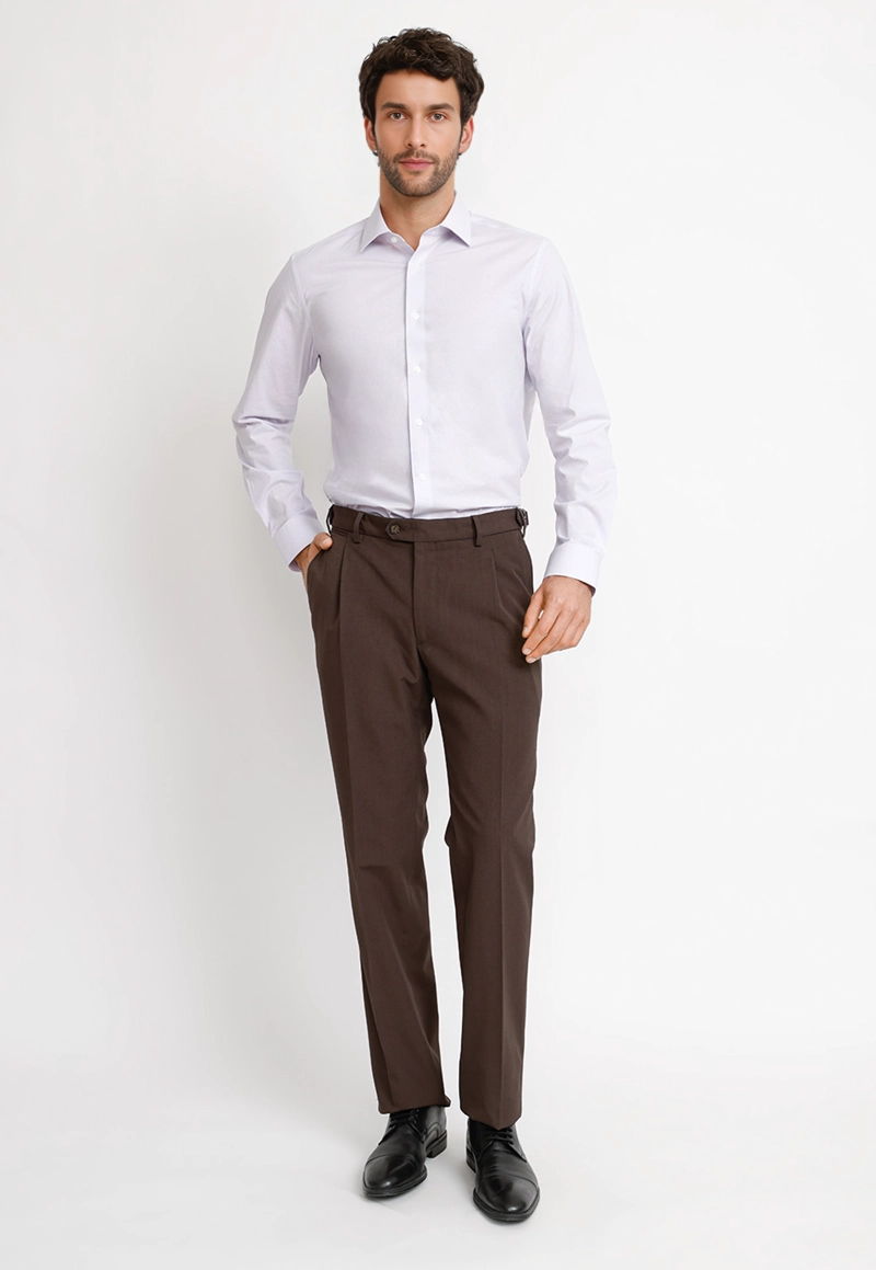 PANTALON FORMAL HOMBRE EXECUTIVE CAFE - 4