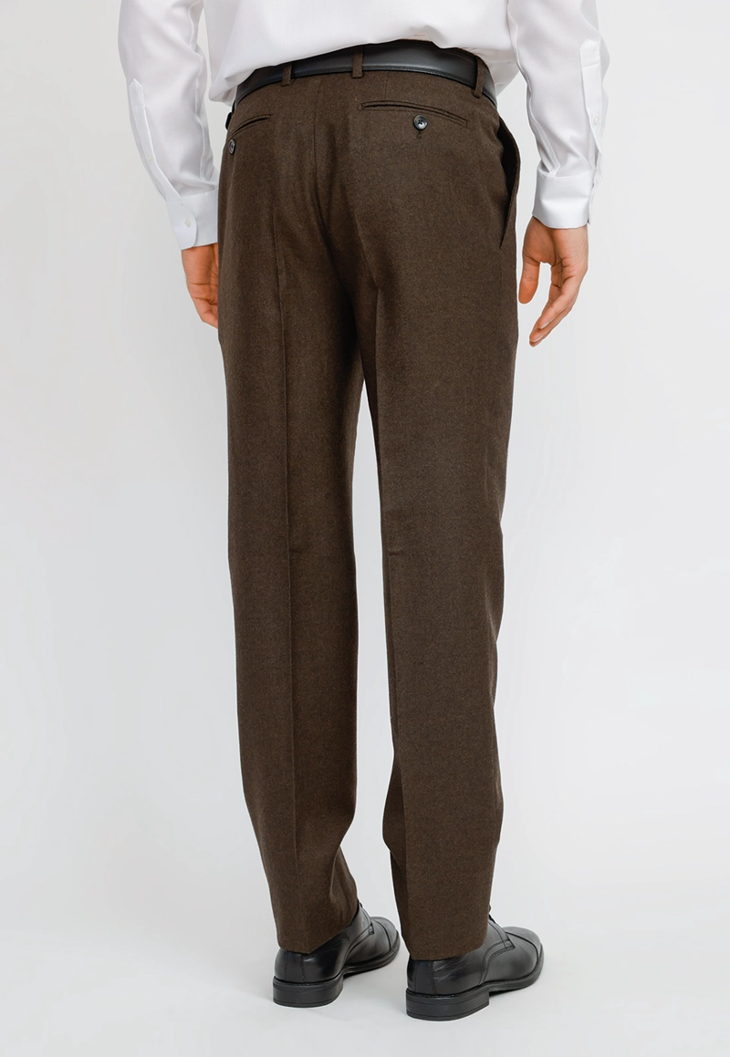 PANTALON FORMAL HOMBRE CLASSIC FLANNEL VERDE - 2