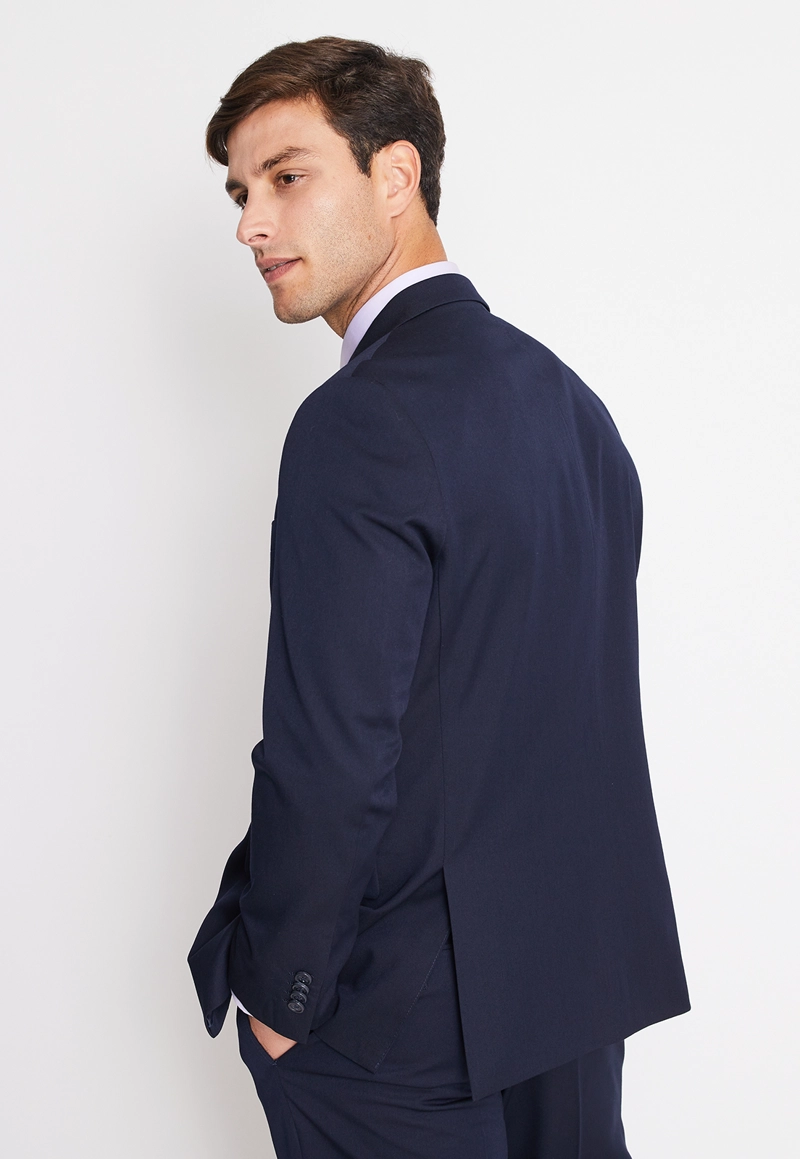 TRAJE FORMAL HOMBRE REGULAR TWILL AZUL MARINO - 3