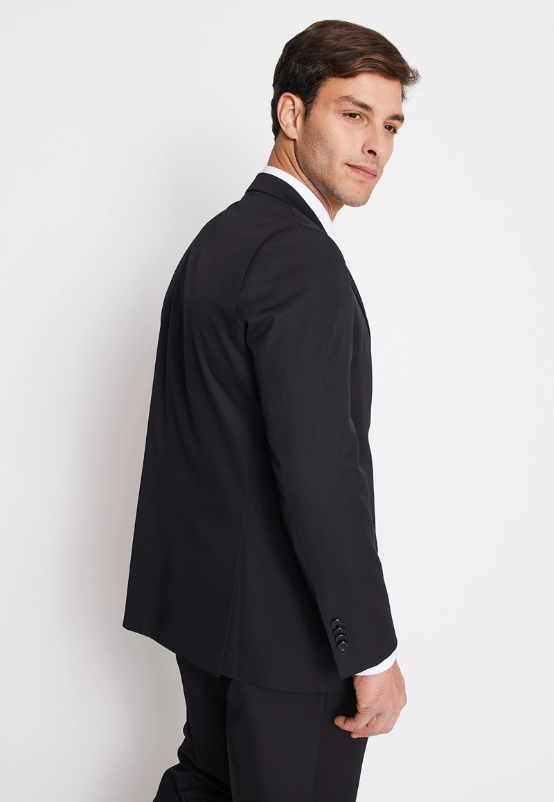 TRAJE FORMAL HOMBRE REGULAR TWILL NEGRO - 3