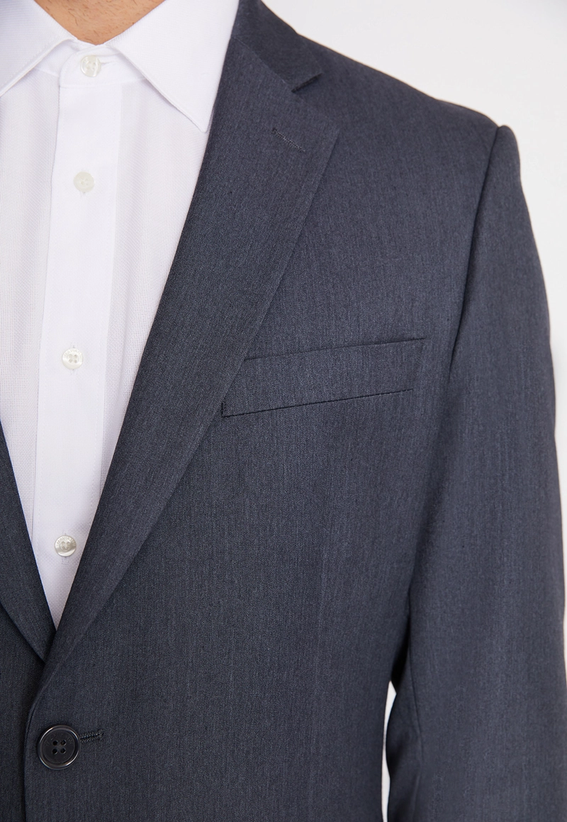 TRAJE FORMAL HOMBRE REGULAR TWILL MARENGO - 4