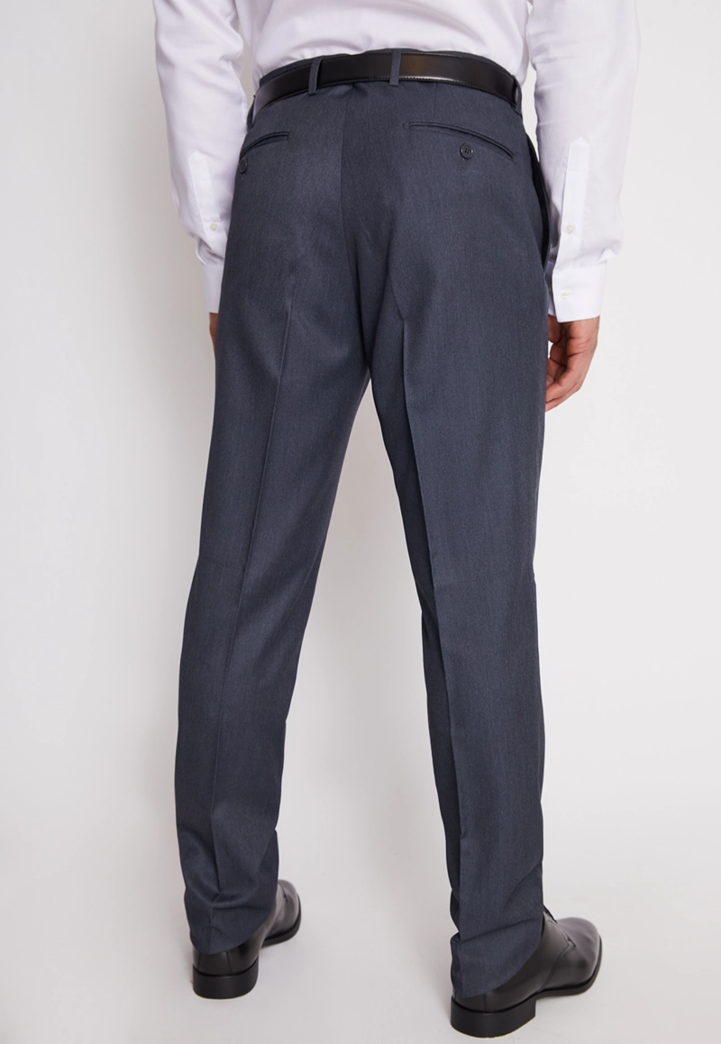 TRAJE FORMAL HOMBRE REGULAR TWILL MARENGO - 6