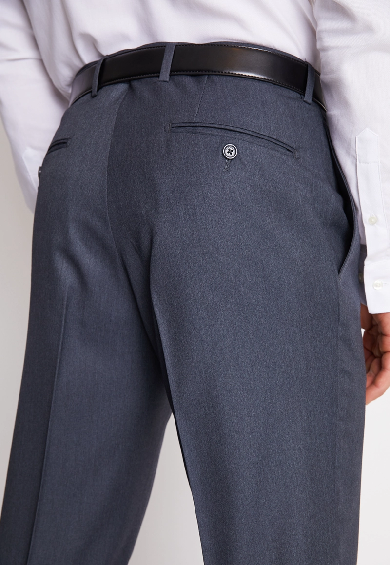 TRAJE FORMAL HOMBRE REGULAR TWILL MARENGO - 7