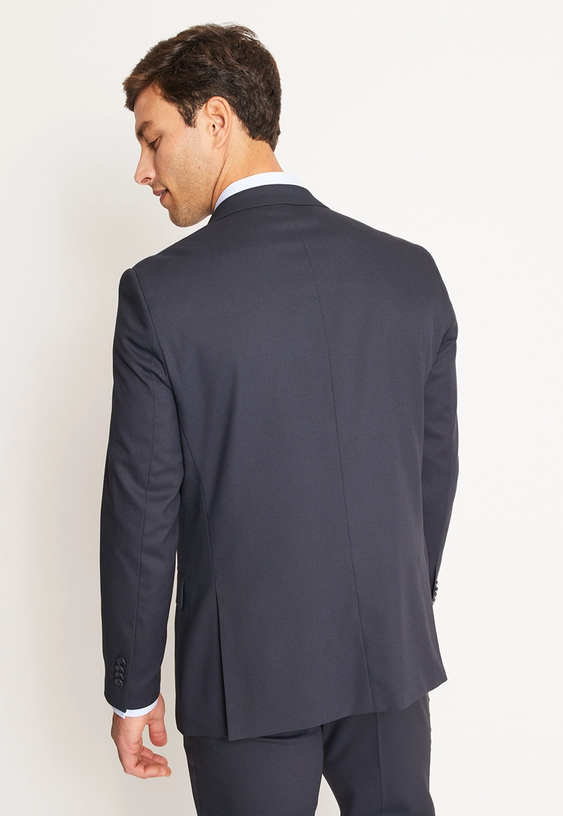 TRAJE FORMAL HOMBRE SLIM TEXTURADO AZUL MARINO - 3