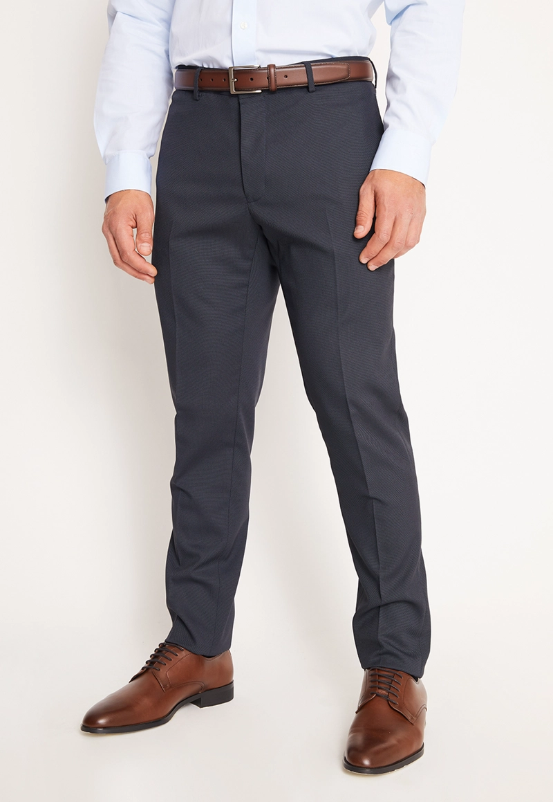 TRAJE FORMAL HOMBRE SLIM TEXTURADO AZUL MARINO - 5