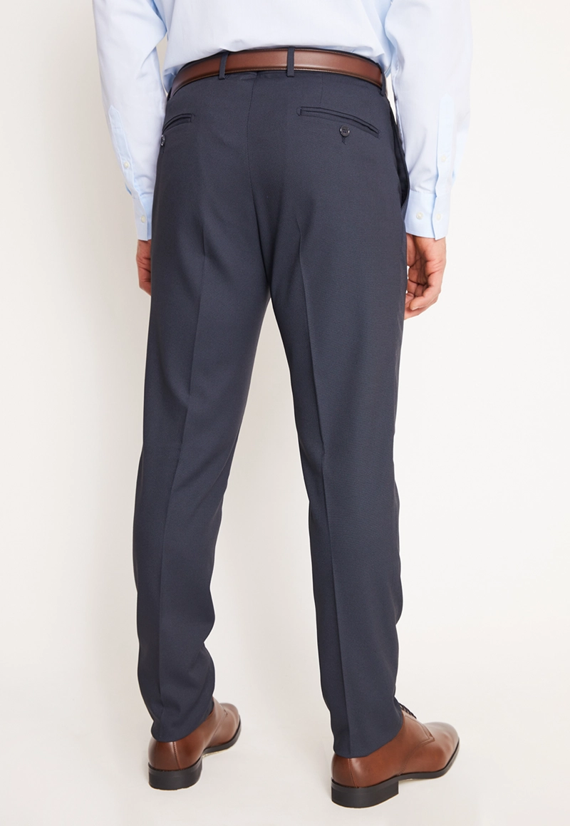 TRAJE FORMAL HOMBRE SLIM TEXTURADO AZUL MARINO - 6