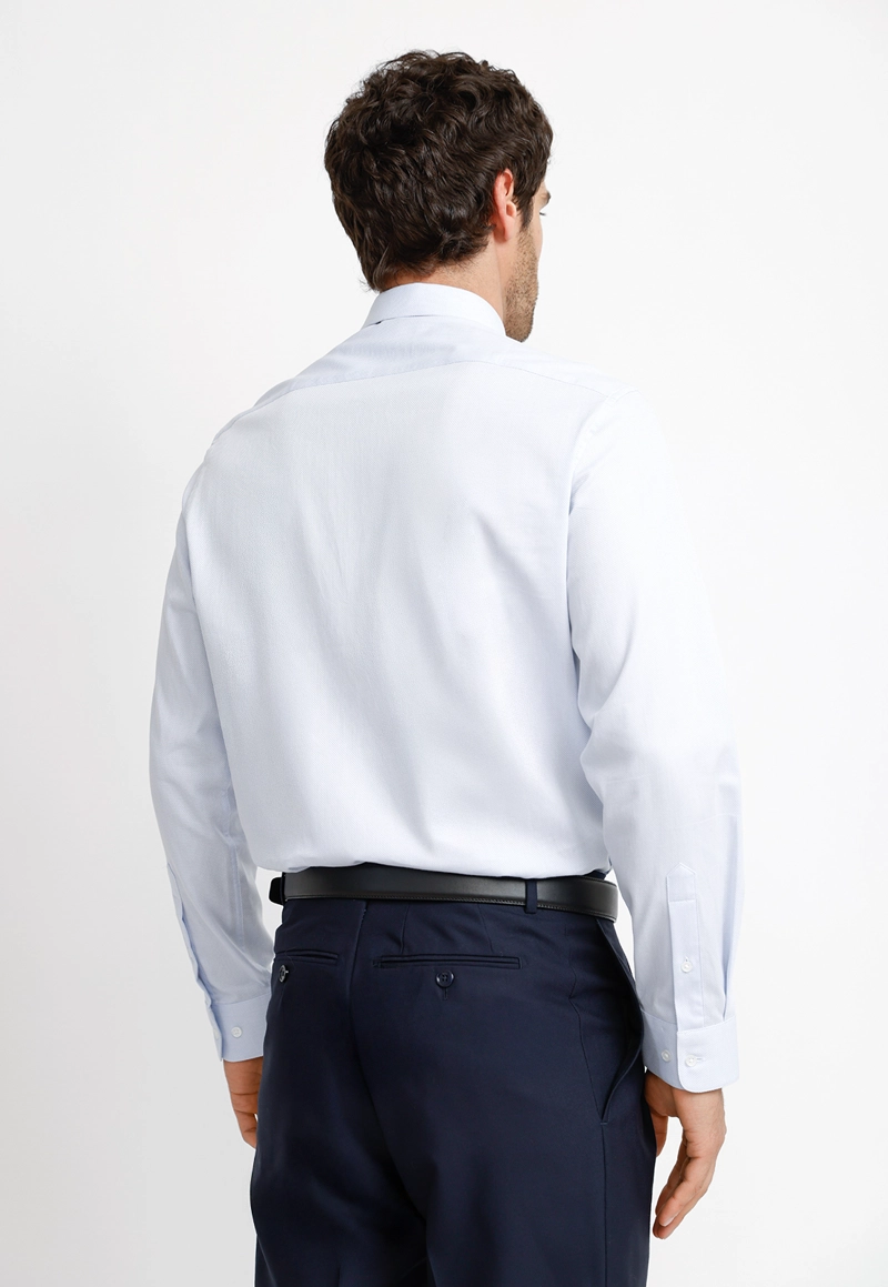 CAMISA FORMAL HOMBRE DYNAMIC CELESTE - 2