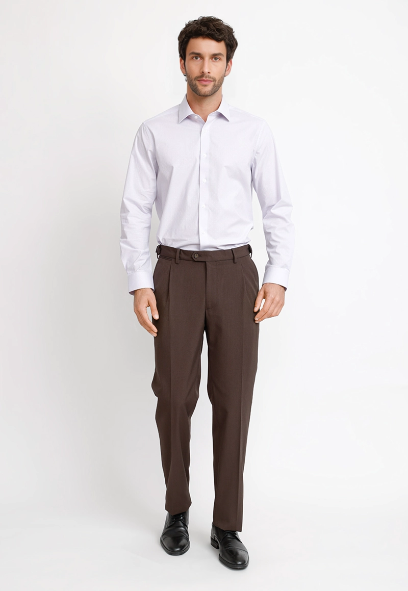CAMISA FORMAL HOMBRE DYNAMIC LILA - 4