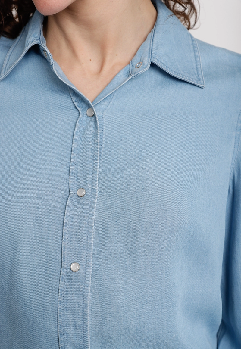 BLUSA TENCEL CELESTE ALIX MUJER - 3