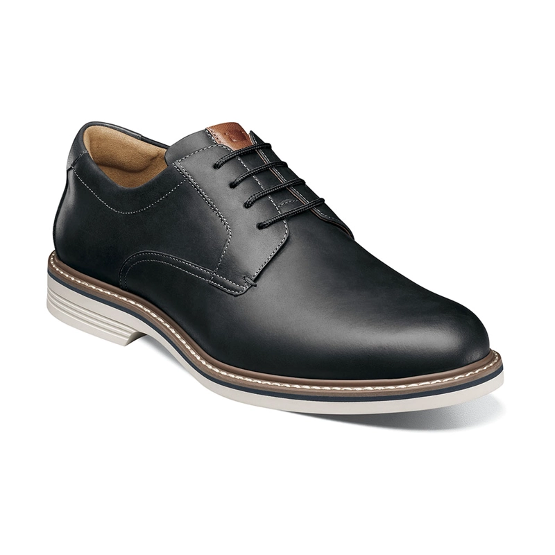 ZAPATOS CASUAL NORWALK PLAIN TOE OXFORD NEGRO - 1