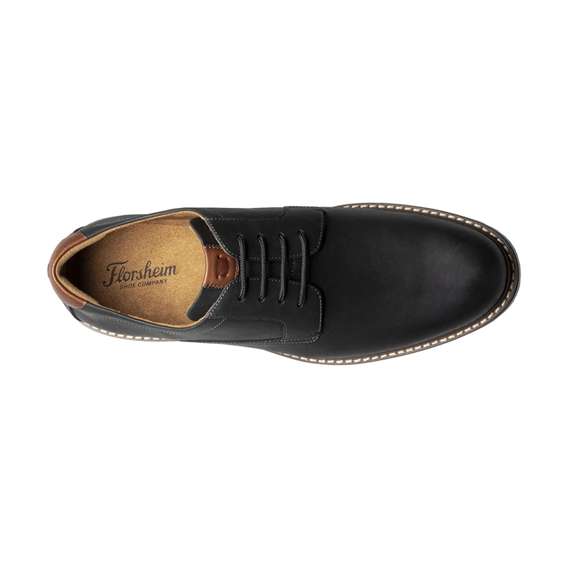 ZAPATOS CASUAL NORWALK PLAIN TOE OXFORD NEGRO - 6