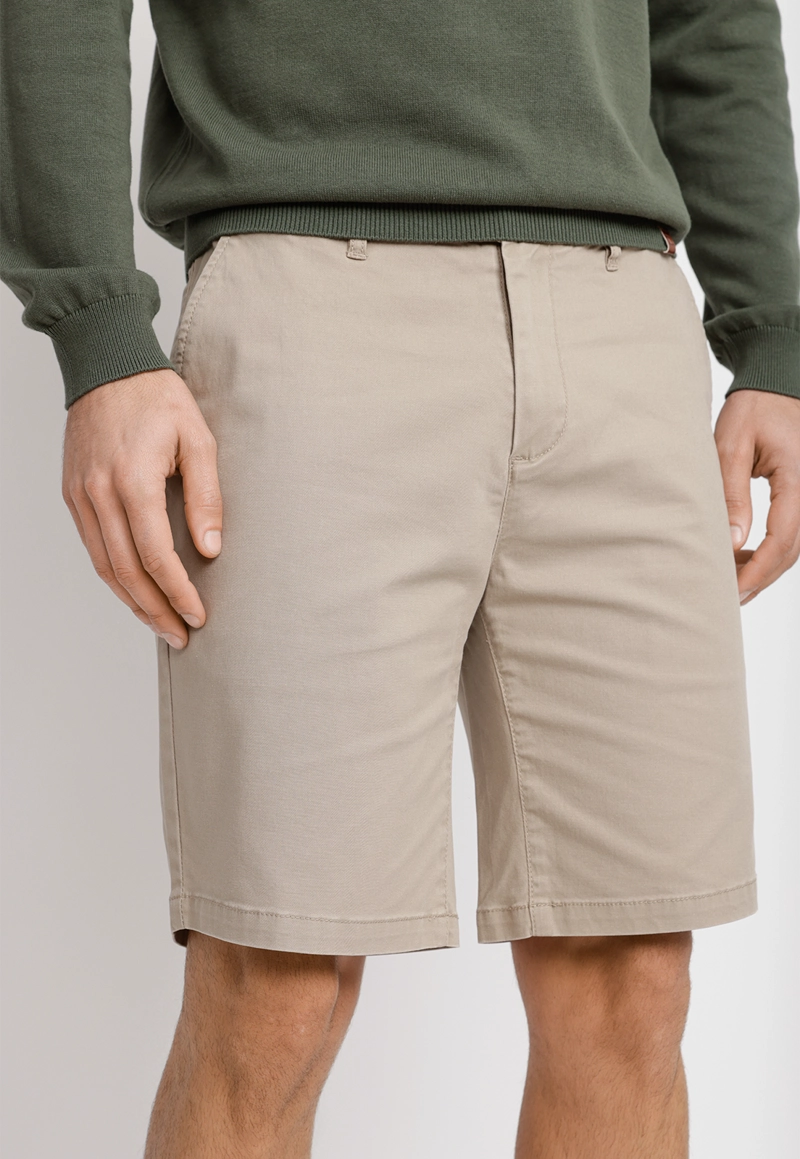 BERMUDA ALGODON VALERIO BEIGE - 1