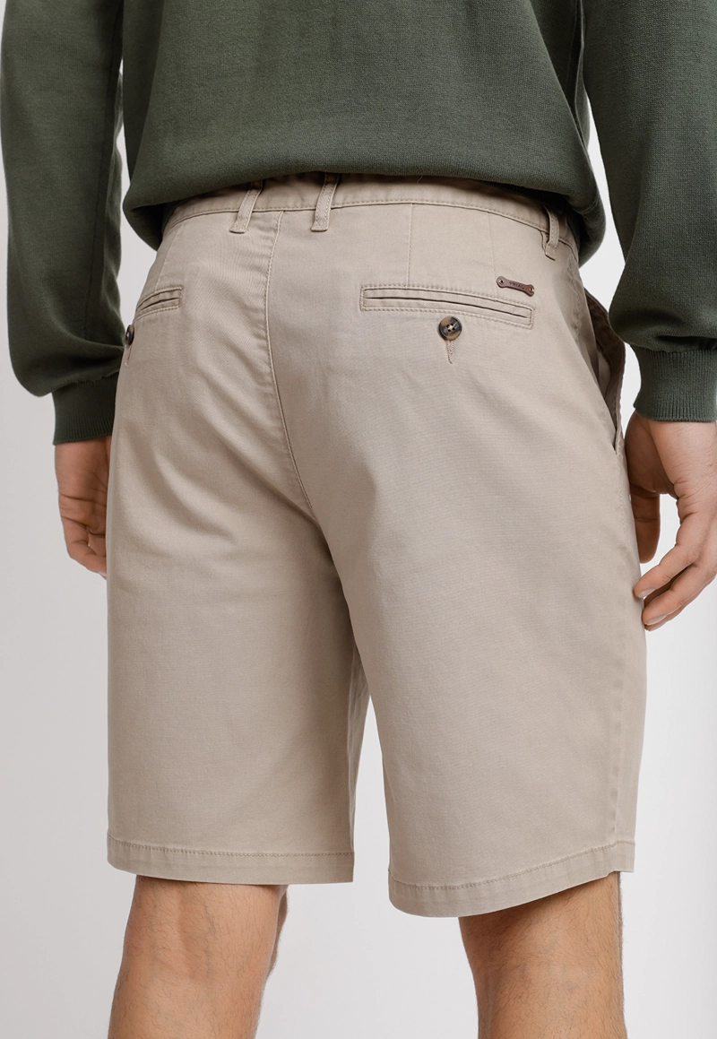 BERMUDA ALGODON VALERIO BEIGE - 2