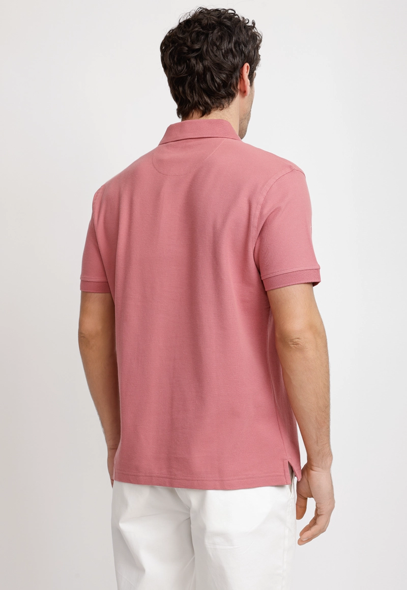 POLERA POLO PIQUE ALGODON MARINI ROJO - 2
