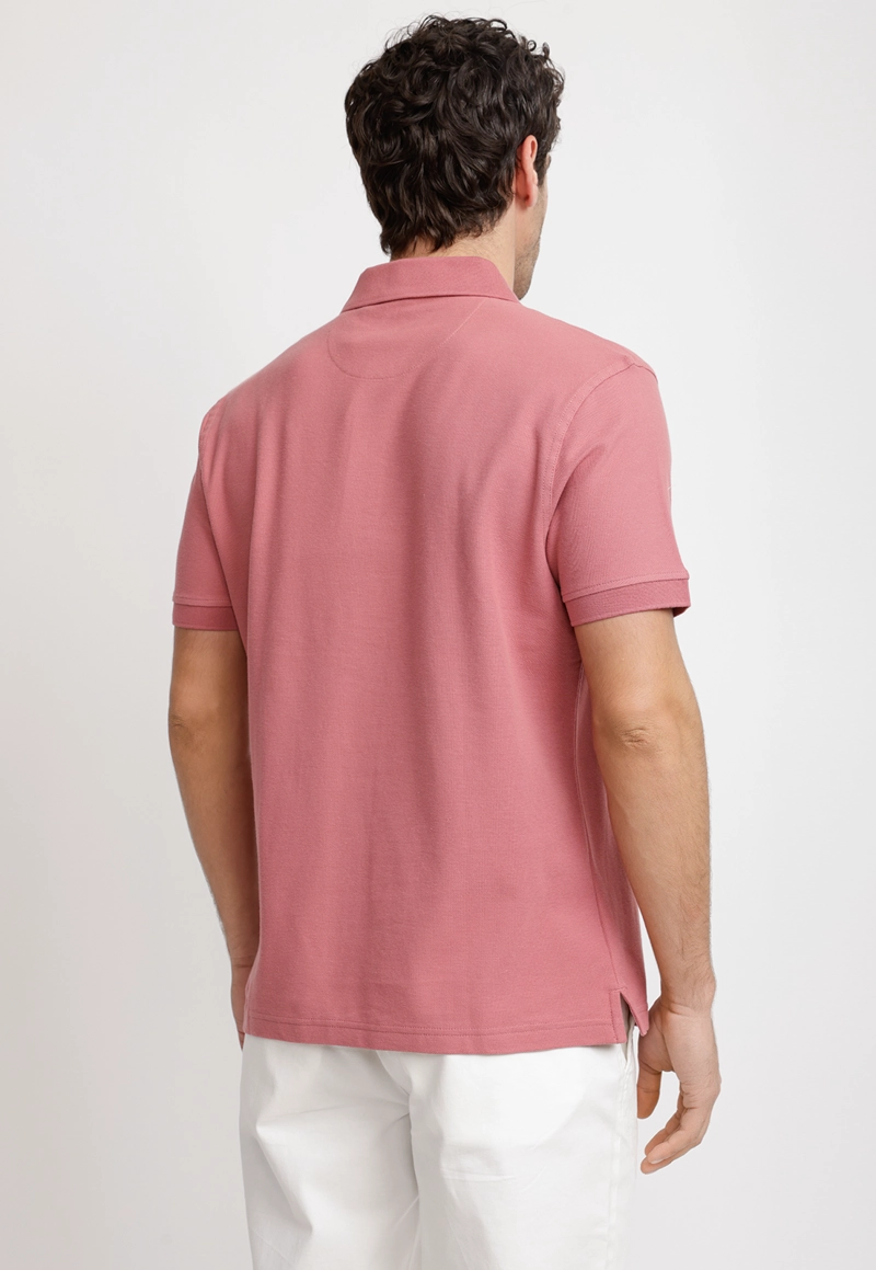 POLERA POLO PIQUE ALGODON MARINI ROJO - 2
