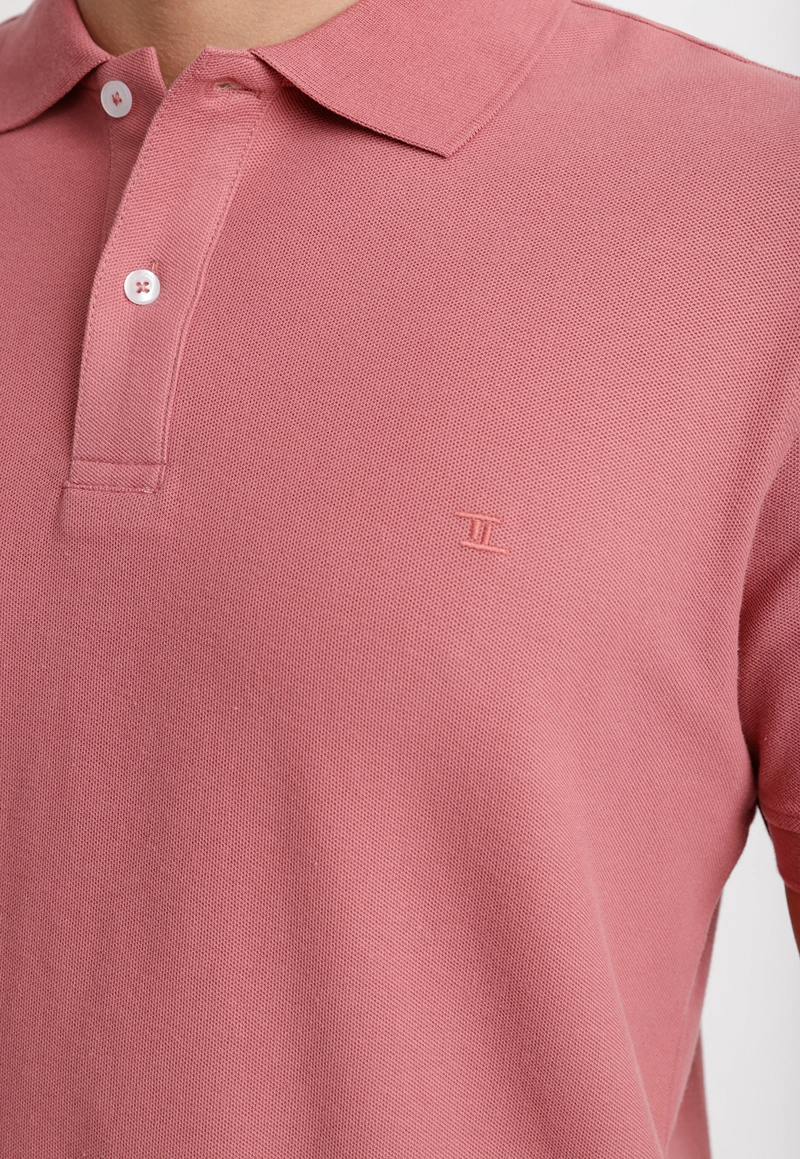 POLERA POLO PIQUE ALGODON MARINI ROJO - 3