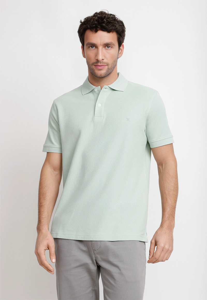 POLERA POLO PIQUE ALGODON MARINI MENTA - 1