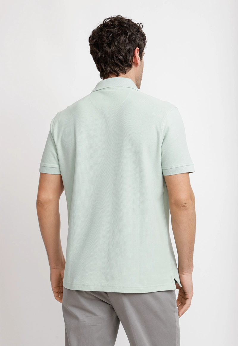 POLERA POLO PIQUE ALGODON MARINI MENTA - 2