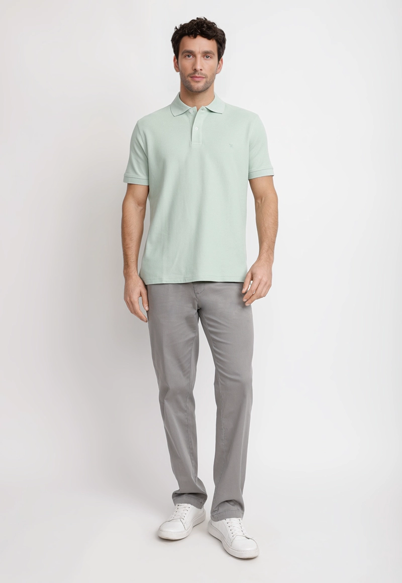POLERA POLO PIQUE ALGODON MARINI MENTA - 4