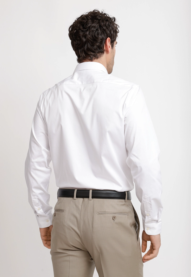 CAMISA HOMBRE FORMAL GRADUACION BLANCO - 2