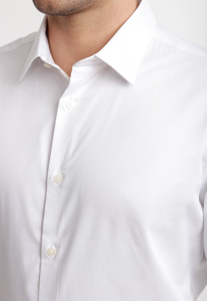 CAMISA HOMBRE FORMAL GRADUACION BLANCO - 3