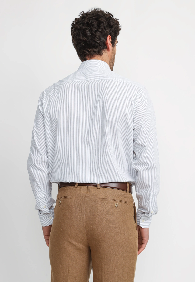 CAMISA HOMBRE FORMAL ALGODON DYNAMIC AZUL MARINO - 4