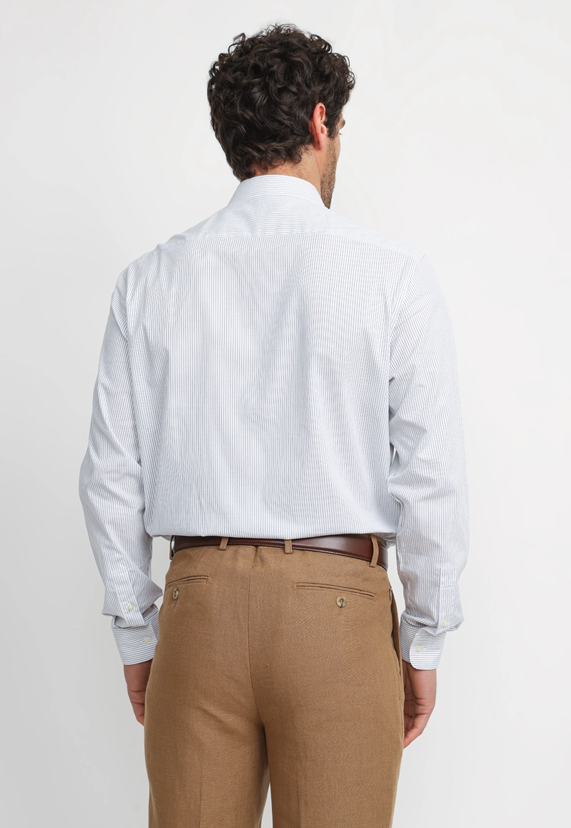CAMISA HOMBRE FORMAL ALGODON DYNAMIC AZUL MARINO - 4