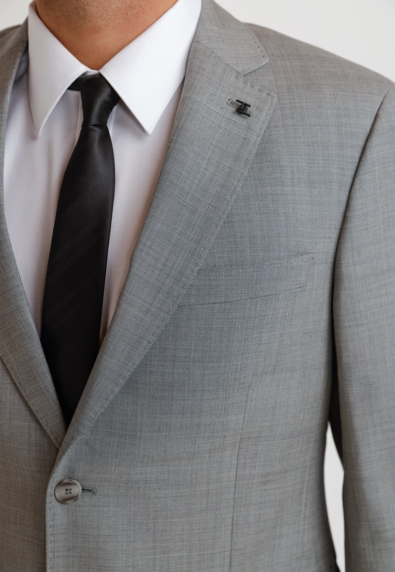 CHAQUETA HOMBRE FORMAL LANA S100'S MIX&COLOR GRIS - 3