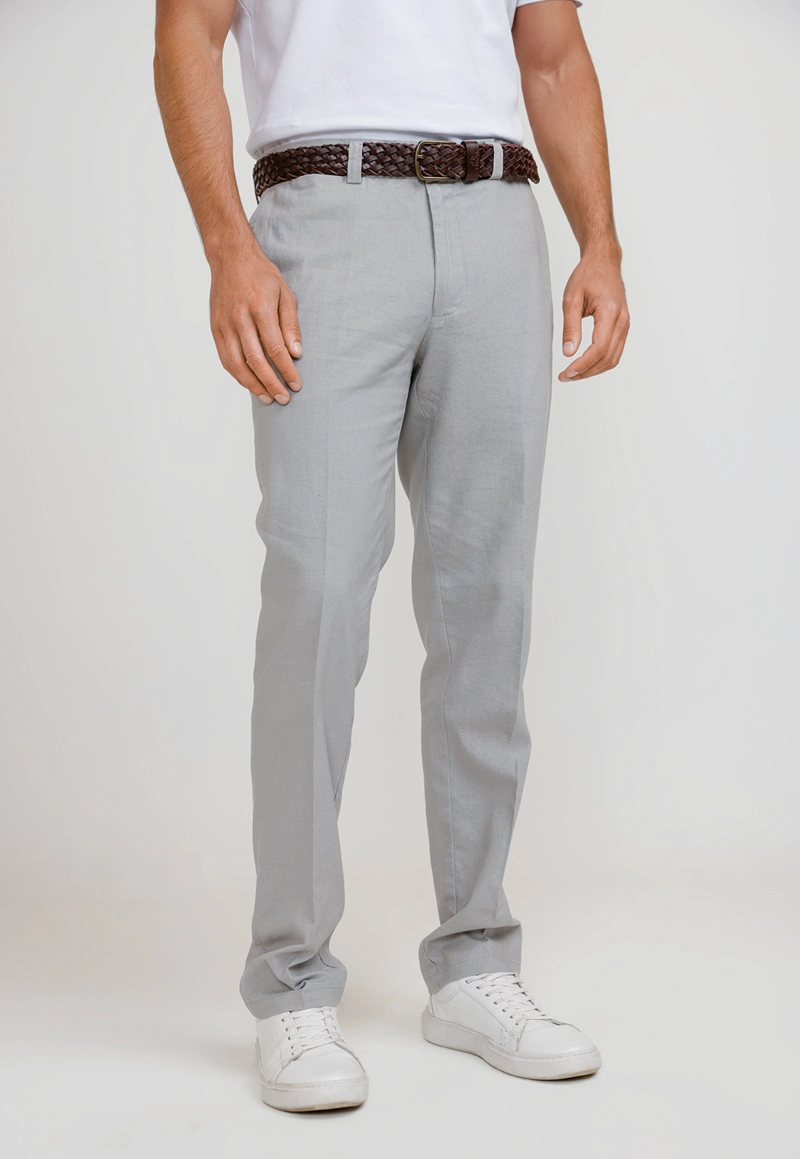 PANTALON HOMBRE LINO VENANCIO GRIS CLARO - 1