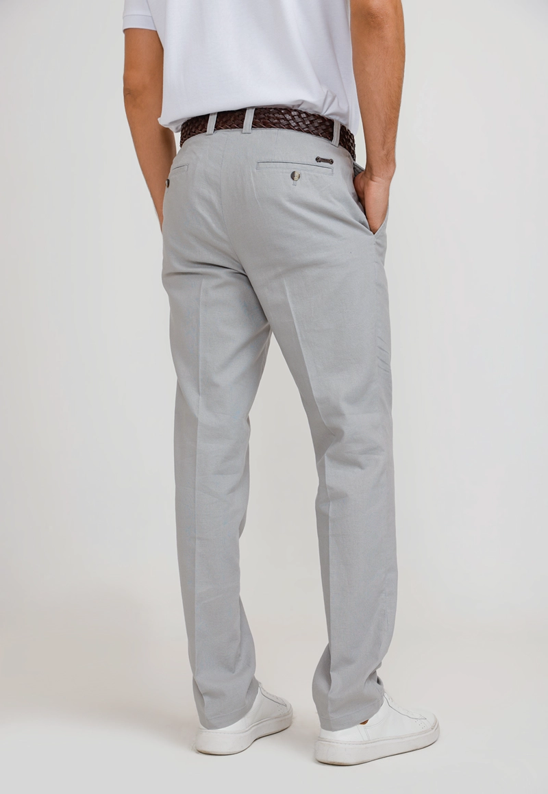 PANTALON HOMBRE LINO VENANCIO GRIS CLARO - 2