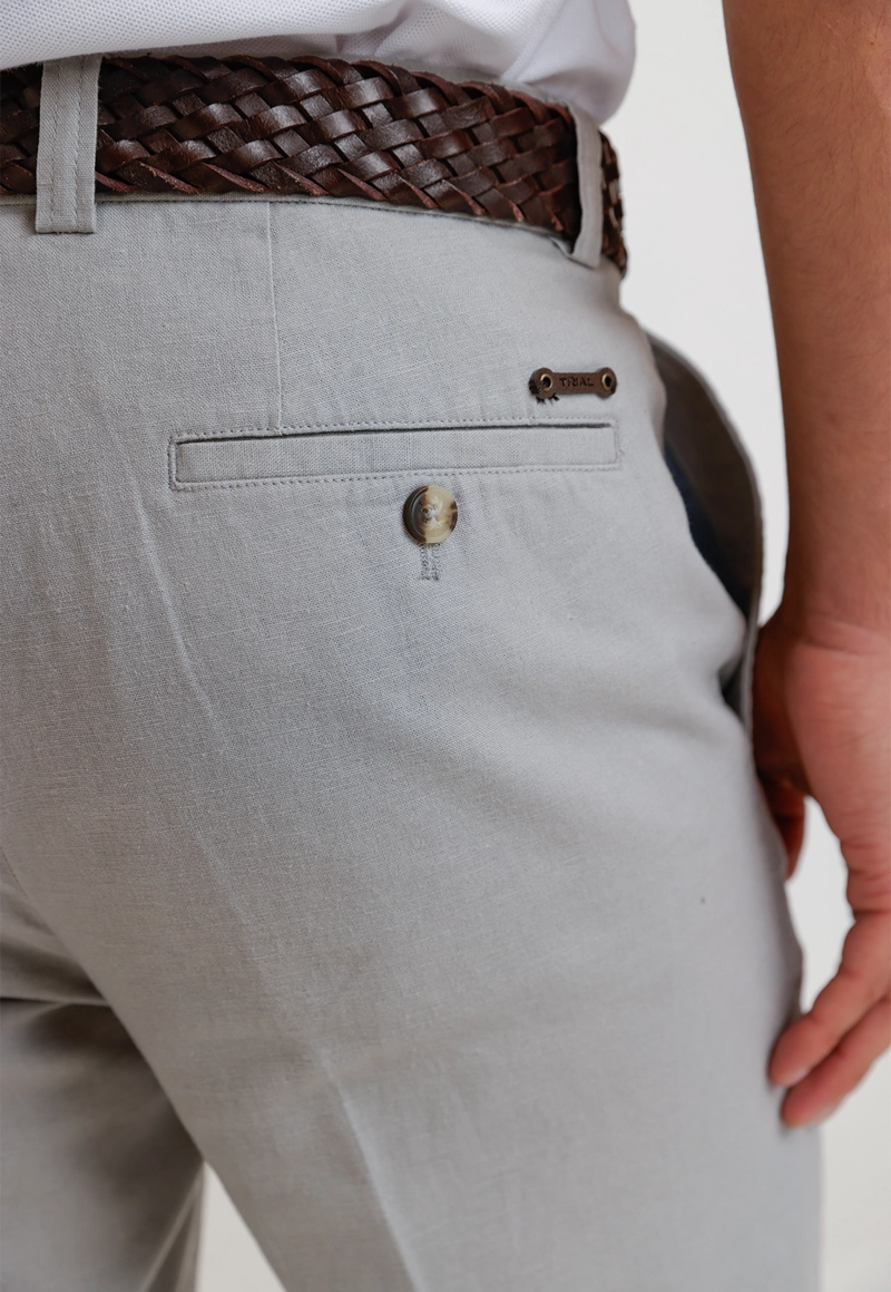 PANTALON HOMBRE LINO VENANCIO GRIS CLARO - 3
