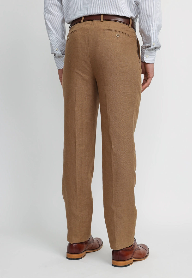 PANTALON HOMBRE FORMAL LINO CLASSIC CAMEL - 2