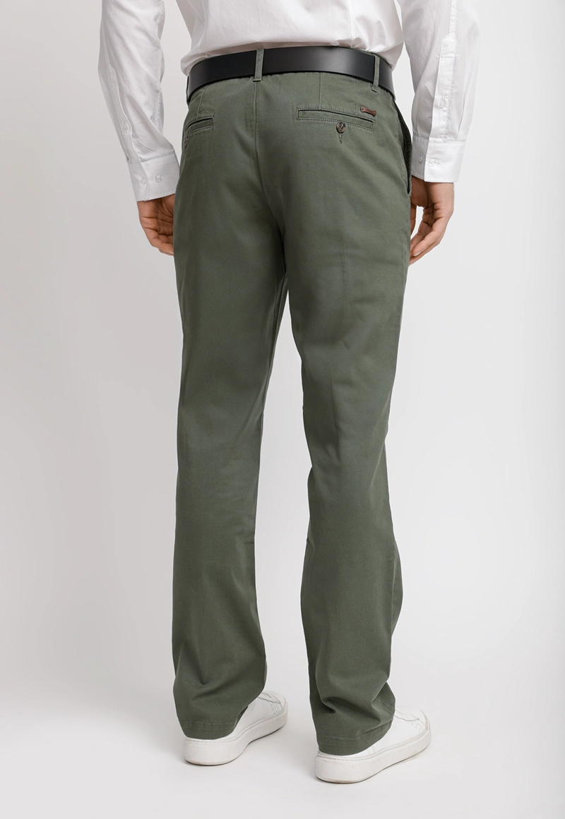 PANTALON CHINO HOMBRE ALGODON VINCI VERDE - 2
