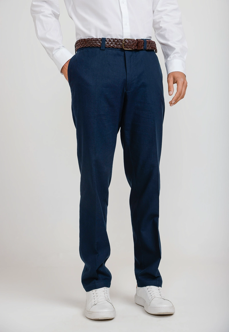 PANTALON HOMBRE LINO VENANCIO AZUL MARINO - 1