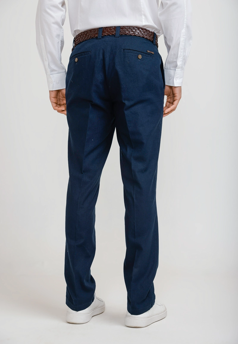 PANTALON HOMBRE LINO VENANCIO AZUL MARINO - 2