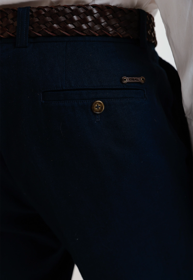 PANTALON HOMBRE LINO VENANCIO AZUL MARINO - 3