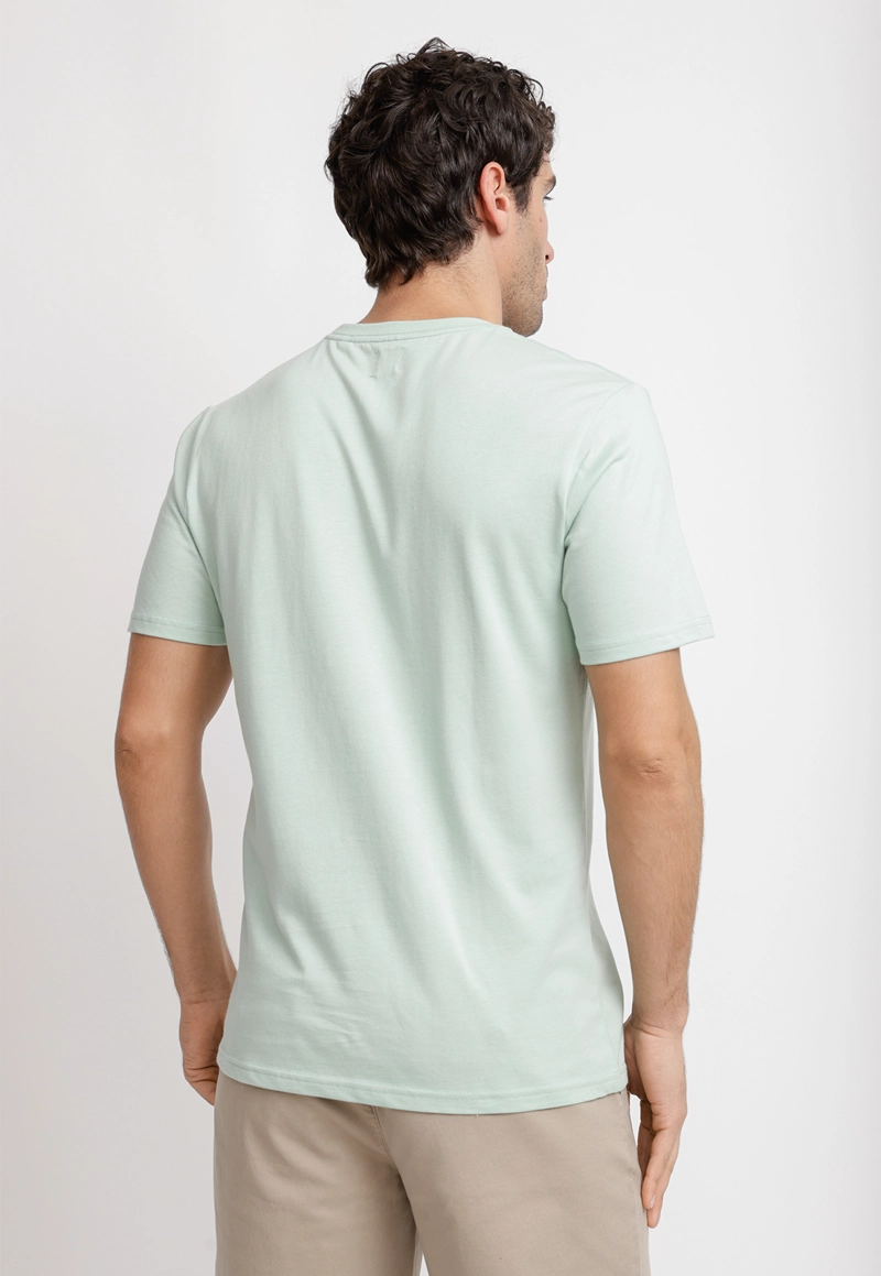 POLERA CUELLO C ALGODON PIMA MARCUS MENTA - 2