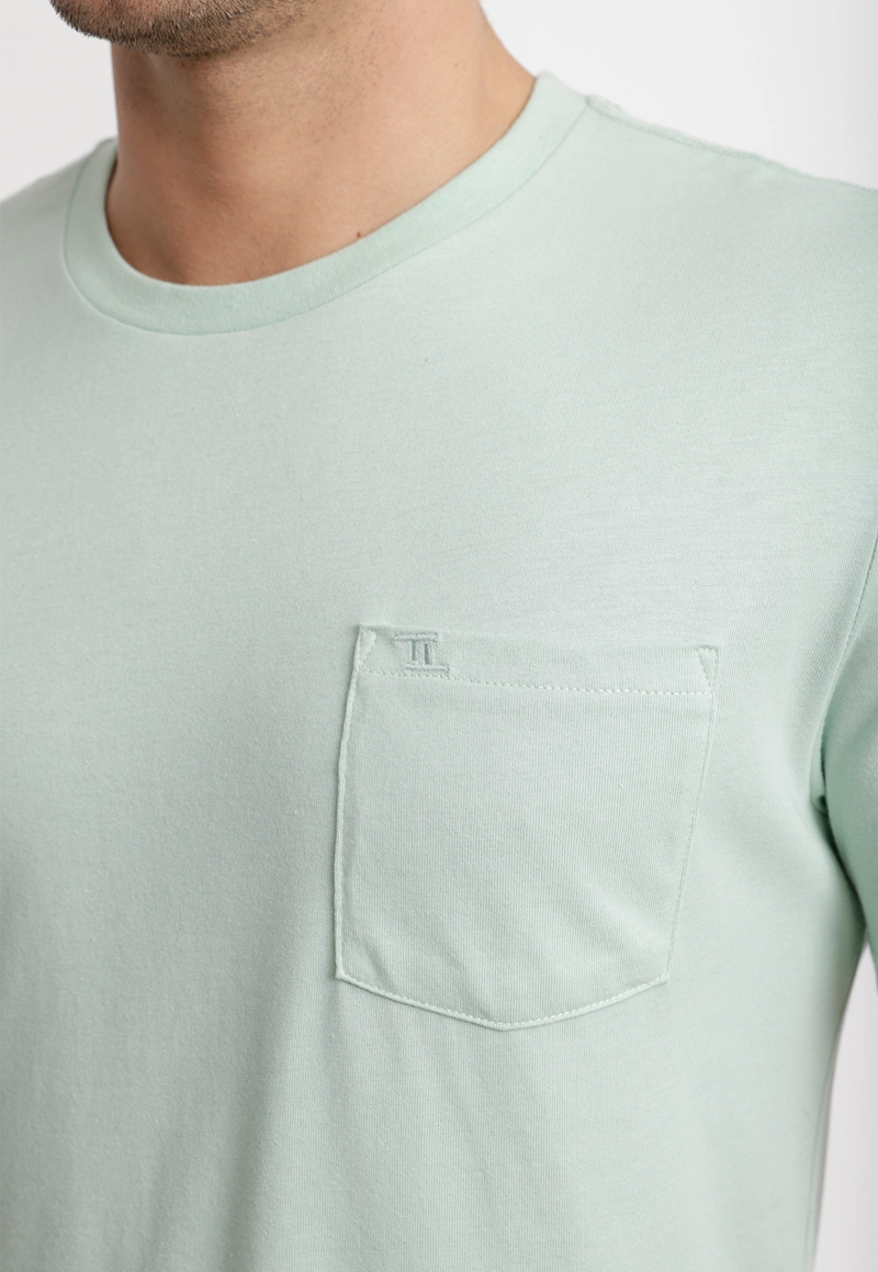 POLERA CUELLO C ALGODON PIMA MARCUS MENTA - 3