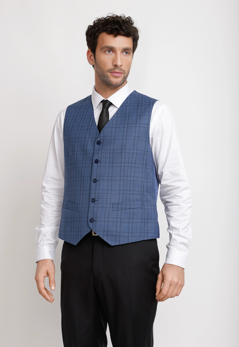 GILET HOMBRE FORMAL EXECUTIVE AZUL - 1