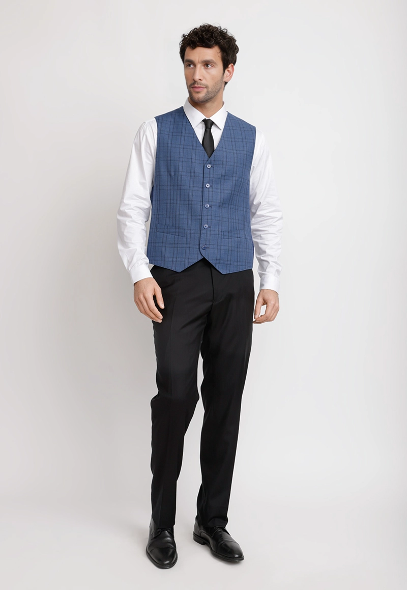 GILET HOMBRE FORMAL EXECUTIVE AZUL - 4