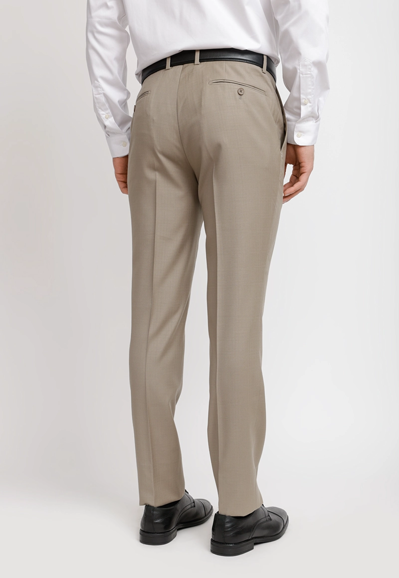 PANTALON HOMBRE FORMAL LANA S100'S MIX&COLOR KHAKI - 2