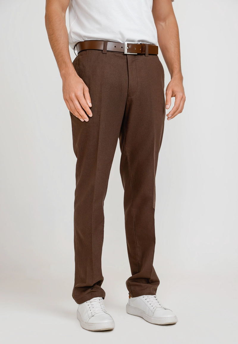 PANTALON HOMBRE LINO VENANCIO CAFE - 1