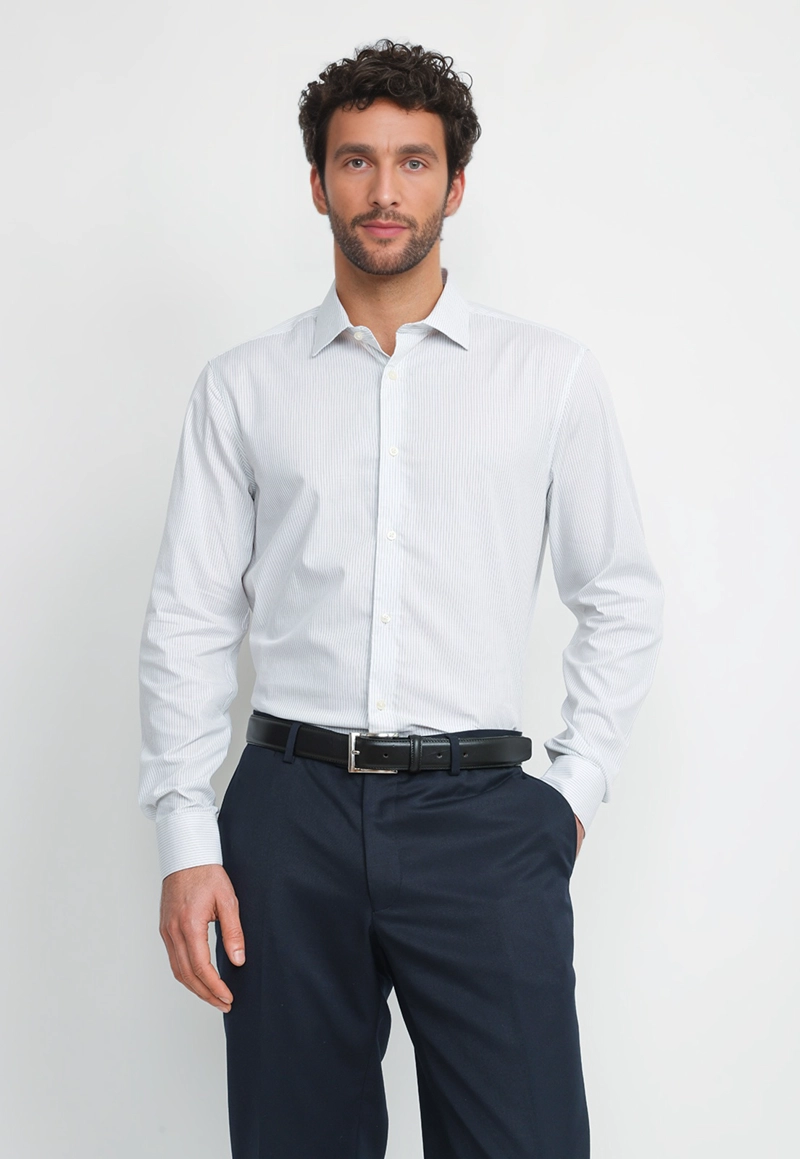 CAMISA HOMBRE FORMAL ALGODON DYNAMIC VERDE - 1