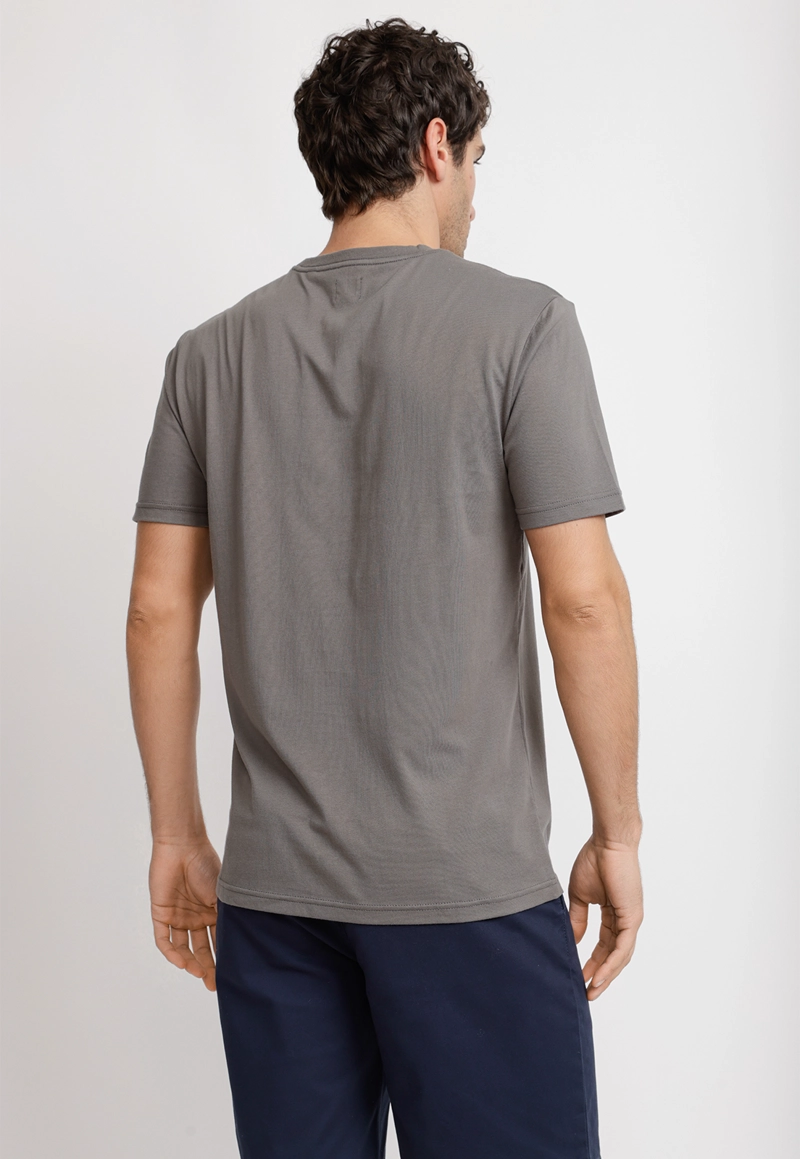 POLERA CUELLO C ALGODON PIMA MARCUS VERDE OSCURO - 2