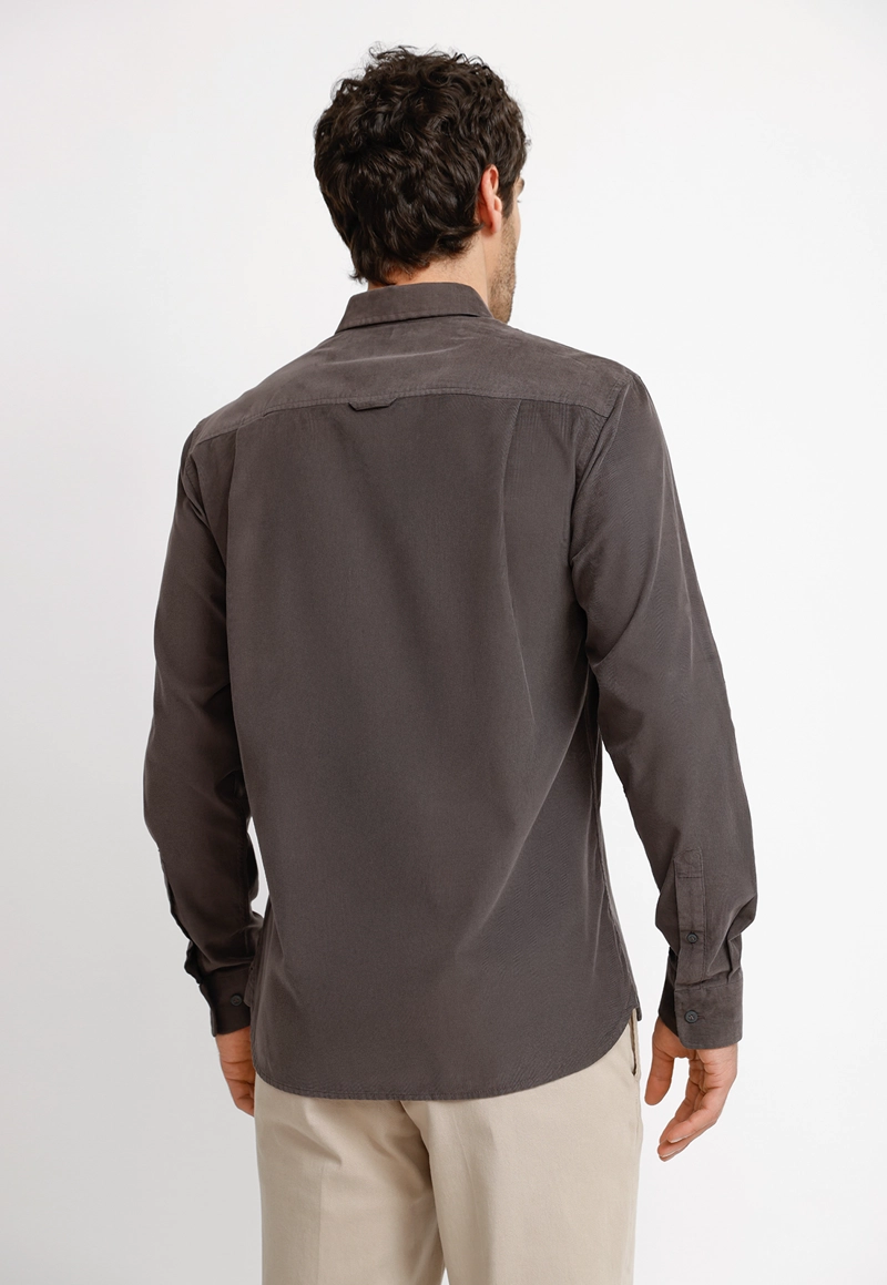 CAMISA COTELE  ML HOMBRE BURGOS GRIS - 2