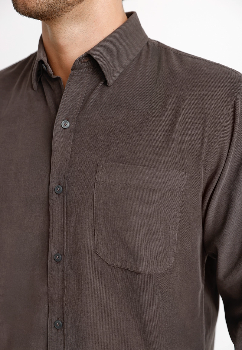 CAMISA COTELE  ML HOMBRE BURGOS GRIS - 3